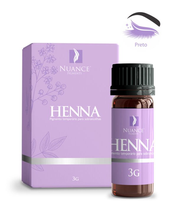 Henna Nuance para Cejas – Negro 3g