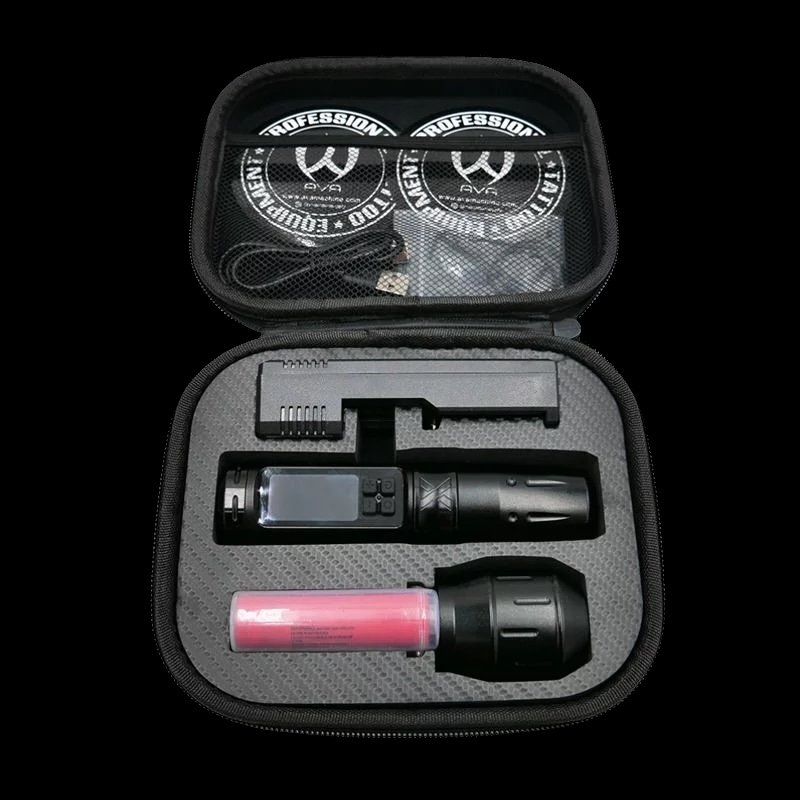 AVA UNI-X- Wireless Tattoo Machine Set - Imagen 2